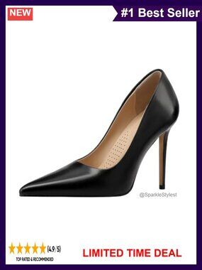 Pointed Toe Stiletto High Heel Pumps Slip-On Dress Shoes